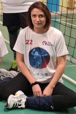 Francesca Saggese, atleta sitting volley Ad Astra