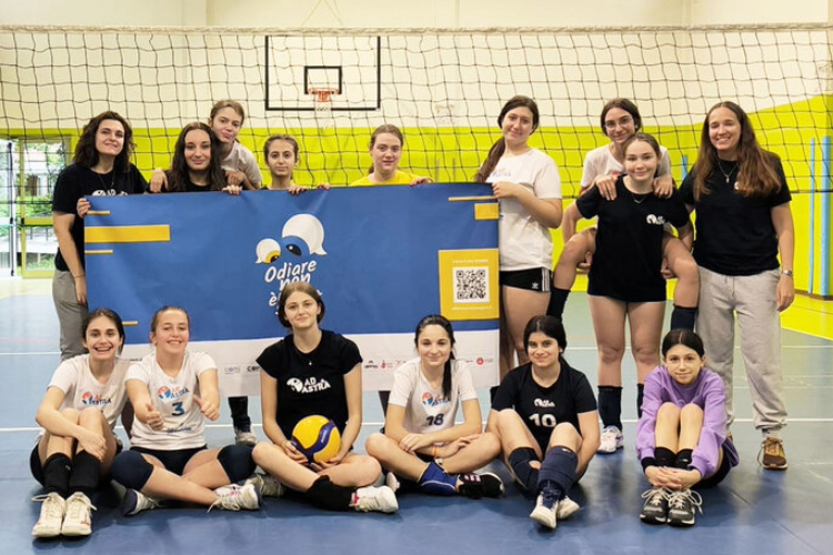 L'Under 14 di Ad Astra partecipa al progetto Odiare non è uno sport