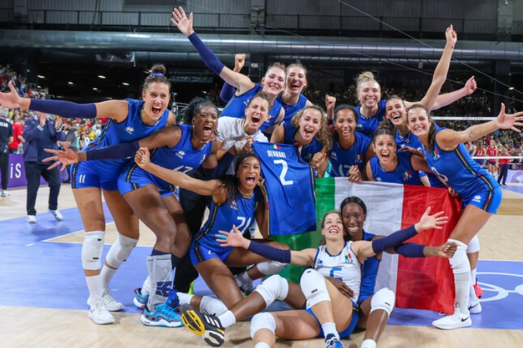 La Nazionale femminile italiana di pallavolo oro olimpico 2024