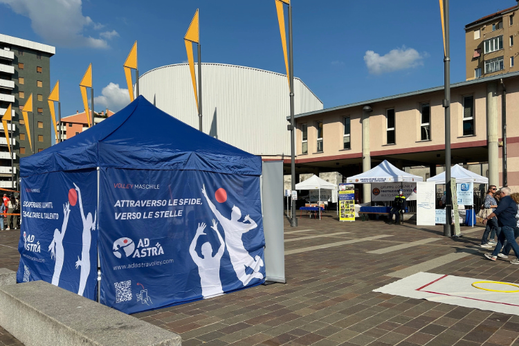 Stand Ad Astra alla Festa dello sport 2024 di Sesto San Giovanni