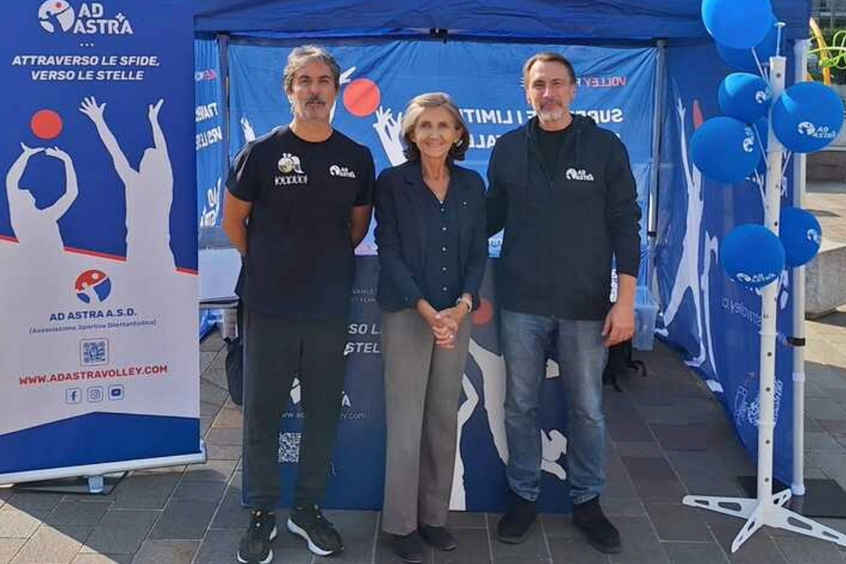 Sesto San Giovanni, Festa dello sport 2024: Claudia Giordani allo stand di Ad Astra