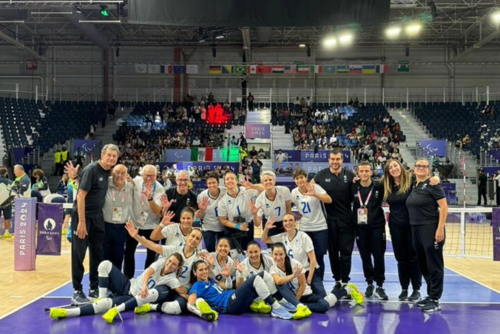 Nazionale femminile di sitting volley a Parigi 2024