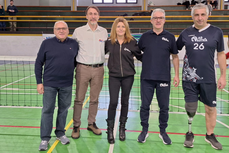 Coppa Lombardia Sitting Volley 2024: D'Annunzio, Beretta, Cariboni, Alessandrini, Manfredi